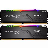 Оперативная память DDR4 64GB (2x32GB) PC-28800 (3600MHz) KINGSTON FURY BEAST RGB KF436C18BBAK2/64