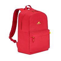 Рюкзак для ноутбука RivaCase 5562 Красный легкий 15.6" Водоотталкивающая ткань. Смягчающие наплечные ремни с регулеровкой. Внешний передний карман на молнии, застежка молния.