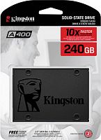 Твердотельный накопитель SSD 240GB Kingston A400 SATAIII 2.5" Read/Write up 500/350MB/s [SA400S37/240G]