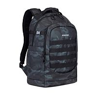 Рюкзак для ноутбука RivaCase 7561 Серый 15.6-16" Водоотталкивающая ткань. Утолщенные стенки. Смягчающие наплечные ремни с регулировкой. Передний карман, боковые карманы для бутылки с водой/зонта