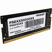 Оперативная память для ноутбука DDR4 SODIMM 32GB Patriot Signature 2666Mhz (PC4-21300) CL19 [PSD432G26662S]