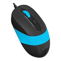 Мышь A4Tech Fstyler FM10, оптическая 1600dpi, USB, длина кабеля 1,5 метра,108x64x35мм, cиний