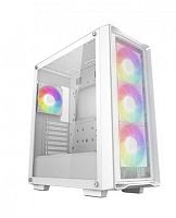 DEEPCOOL ATX CC560 MESH V2 WH WHITE w/o PSU USB3.0×1 USB2.0×1 4×120mm ARGB FANS