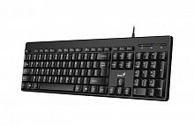 Клавиатура Genius KB-116, мембранная, 104btns, USB, рус/англ, 1.4м, Черный