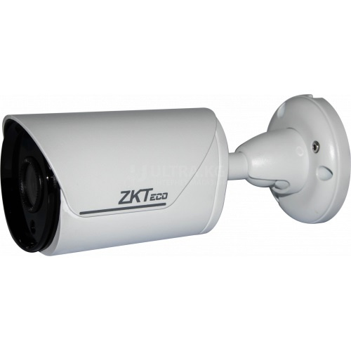 Видеокамера цилиндрическая ZKTECO BS-852K12K 1/2.7" CMOS; 1920x1080(1-20fps); H.265+/H.265/H.264; IR Range 10-20m; Fixed Lens 3.6mm; DWDR, 3D DNR, BLC, ROI; PoE; IP67 IP Camera EZ series Mini Bullet