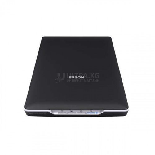 Сканер Epson Perfection V19 (планшетный, A4, 4800x4800dpi, 48bit, 3.2D, тип лампы - светодиодная, съемная крышка для сканирования книг и альбомов, вертикальное сканирование на встроенной стойке, USB)