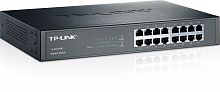 Сетевой коммутатор TP-Link TL-SG1016D, 16-Port Gigabit Switch, 16 Gigabit RJ45 Ports, 1U 13-inch Rack-mountable Steel Case