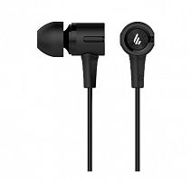 Наушники с микрофоном Edifier P205 вакуумные, 20-20000 Гц, 92дБ, mini jack 3.5 mm, Длина кабеля 1.2м, Черный