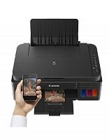 МФУ Canon PIXMA G3416 цветное струйное (принтер, копир, планшетный сканер), A4, 8,8 изобр./мин. (A4), чернила GI-490, СНПЧ, подача 100 листов, 19 сек., ЖК-экран 1,2", USB 2.0, Wi-Fi [2315C052AB]