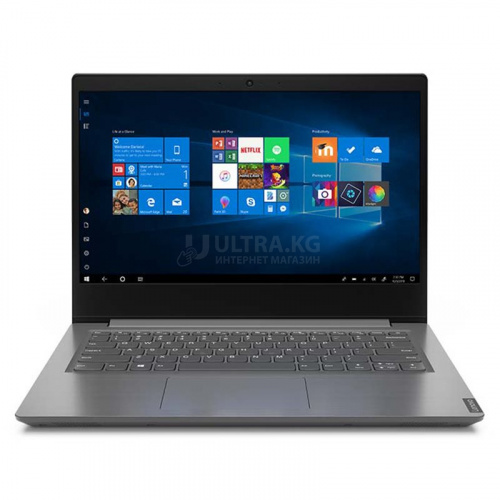 Ноутбук Lenovo Ideapad V14 Iron Grey Intel Dual Core N4020 (up to 2.8Ghz), 4GB, 128GB SSD, AMD Radeon™ Graphics, 14.0" LED, WiFi, BT, Cam, DOS, Eng-Rus Заводская Клавиатура