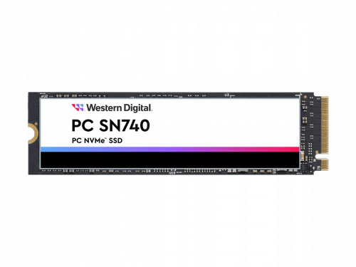 Твердотельный накопитель SSD 512GB Western Digital PC SN740 M.2 2280 NVMe PCIe Gen4x4 Read , Write - 2400, 950MB -без упаковки