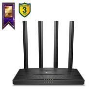 Беспроводной маршрутизатор TP-LINK AP+Router TP-LINK Archer A6 AC1350 Dual Band Gigabit Router 4-Antenna 450Mbps+867Mbps