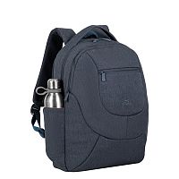 Рюкзак для ноутбука RivaCase 7761 Темно-серый 15.6" спортивный. Водоотталкивающая ткань. Утолщенные стенки. Смягчающие наплечные ремни с регулеровкой. Две секции, застежка молния.