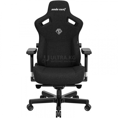 Игровое кресло Gaming Chair AD12YDC-XL-01-B-CF AndaSeat Kaiser 3 XL BLACK 4D Armrest 65mm wheels Fabric