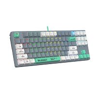 Клавиатура игровая A4Tech Bloody S87 ASH механическая, скелетон, пластик, RGB, USB, 1.8m