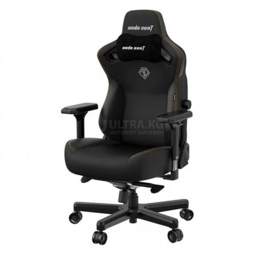Игровое кресло Gaming Chair AD12YDC-L-01-B-CF AndaSeat Kaiser 3 L BLACK 4D Armrest 65mm wheels Fabric