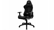Gaming Chair AEROCOOL AC100 AIR BLACK 2D Armrest 50mm wheels PVC Leather
