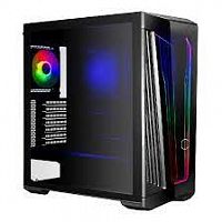 Корпус CoolerMaster MasterBox 540 ARGB ATX/mATX/MiniITX, 2xUSB3.2, 1xTypeC, Audio+Mic, Кулер 12см, CPU кулер до 165мм, VGA до 295мм(б/р), 2*3.5"/4*2.5", окно, 499x208x498,БезБ/П Черный[MB540-KGNN-S00]