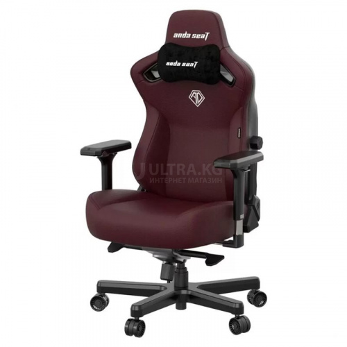 Gaming Chair AD12YDDC-L-20-A-PV/C AndaSeat Kaiser 4 L MAROON 5D Armrest 65mm wheels PVC Leather