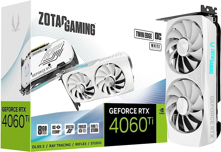 Купить Видеокарта RTX 4060 ZOTAC GAMING GeForce RTX 4060 Twin Edge OC ...