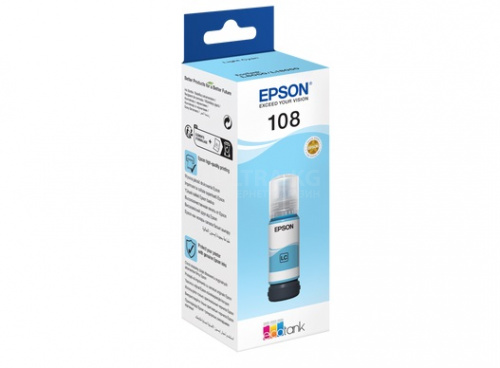 Картридж Epson C13T09C24A 108 EcoTank ink Cyan