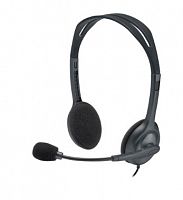 Наушники Logitech H111 с микрофоном, кабель 1,8м, jack 3.5