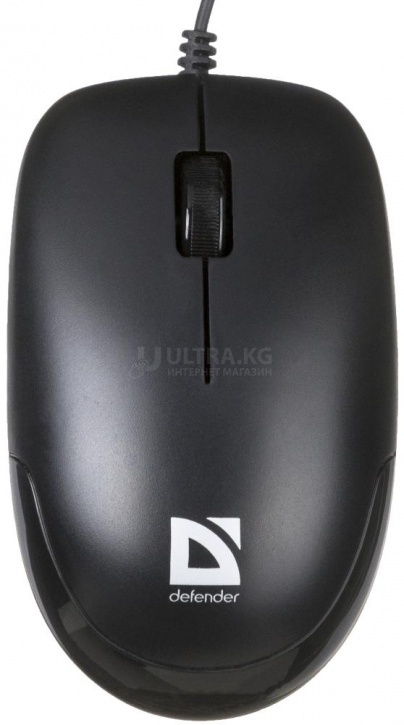 Mouse Defender Datum MM-010, Black, 1000dpi, USB, 3btn, 1.5m фото 2