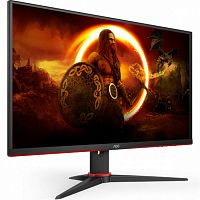 Монитор LCD 27" AOC Q27G2E/BK,VA,Black,2560x1440(QHD),80M:1,250cd/m2,178/178,1ms,155Hz,регулировка наклона,FlickerFree,FreeSyncPremium,LowBlueLight,2HDMI, DP,3,5mmJack,VESA100x100,в комплекте HDMI, DP