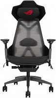Игровое кресло Gaming Chair ASUS SL400 ROG ROG Destrier Ergo BLACK 4D Armrest 75mm wheels breathable mesh