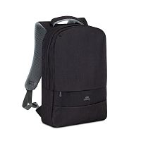 Рюкзак для ноутбука RivaCase 7562 Черный 15.6" Водоотталкивающая ткань. Утолщенные стенки. Смягчающие наплечные ремни с регулеровкой. Две секции, застежка молния "АнтиВор".