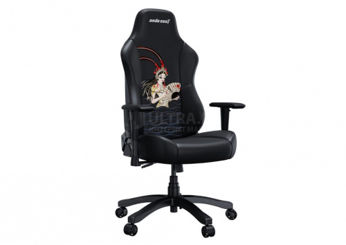 Игровое кресло Gaming Chair AD18Y-15-B-PV/C-B01 AndaSeat Phantom 3 Opera BLACK 2D Armrest 60mm wheels PVC Leather Игровое кресло Gaming Chair AD18Y-15-B-PV/C-B01 AndaSeat Phantom 3 Opera BLACK 2D Armrest 60mm wheels PVC Leather