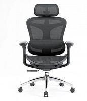 Офисное кресло Office Chair SIHOO C300-B101-JT BLACK 6D Armrest, class 4 TUV gaslift,350mm aluminum base, Footrest