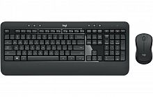 Беспроводная клавиатура+мышь Logitech MK540 ADVANCED, клавиатура мембранная, мышь оптическая 1000dpi, USB, 2.4G, чёрный [920-008685]