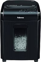 Шредер Fellowes MICROSHRED 10M Уровень секретности P-5, Фрагмент 2х12 мм, Подача 10(20) лист, Ёмкость корзины 19 л, Уничтожение скоб, скрепок, пл. карт, Чёрный