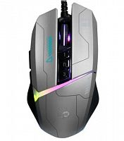 Мышь A4Tech Bloody W60-Max Gun Grey, оптическая 1000dpi, USB, RGB, размер: 108х64х35мм.,игровая, проводная, серая