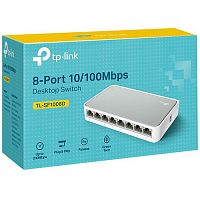 Сетевой коммутатор TP-Link TL-SF1008D, 8-port 10/100Mbps, Desktop - T