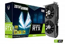 Видеокарта RTX 3050 ZOTAC GAMING GEFORCE RTX 3050 ECO 8GB GDDR6, Engine clock 1777MHz, Memory clock 14Gbps, 128Bit, 3xDP, HDMI [ZT-A30500K-10M]