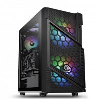 Корпус Thermaltake Commander C31 TG CA-1N2-00M1WN-00 ATX/Micro ATX/Mini ITX USB2x3.0, HD-Audio, Куллер 1x120мм+ 2x200мм RGB, Высота CPU куллера до 180мм, VGA до 410мм, 462x233x507мм, Без Б/П, Черный