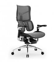 Офисное кресло Office Chair SIHOO S300-B101-JT BLACK 6D Armrest, class 4 TUV gaslift,350mm aluminum base, Footrest