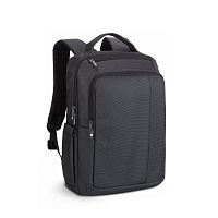 Рюкзак для ноутбука RivaCase 8262 Черный 15.6" Утолщенные стенки. Смягчающие наплечные ремни с регулеровкой. Две секции, передний карман-органайзер на молнии, застежка молния.