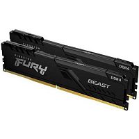 Оперативная память DDR4 16GB (2x8GB) PC-28800 (3600MHz) KINGSTON FURY Beast [KF436C17BBK2/16]