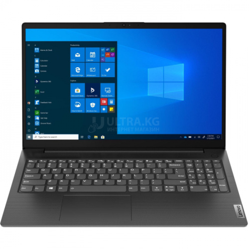 Ноутбук Lenovo V15 GEN2 ALC Black Ryzen 5 5500U (up to 4.0Ghz), 4GB, 128GB SSD, AMD Radeon Graphics, 15.6" LED FULL HD (1920x1080), WiFi, BT, Cam, LAN RJ45, DOS, Eng-Rus