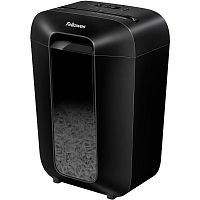 Шредер Fellowes POWERSHRED LX70 Уровень секретности P-4, Фрагмент 4х40 мм, Подача 5(30)лист, Ёмкость корзины 18л, Уничтожение скоб, скрепок, пл. карт, Чёрный