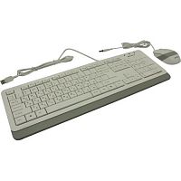 Клавиатура+мышь A4Tech Fstyler F1010, Оптическая Мышь, USB, 1600DPI, Длина кабеля 1,5 метра, Анг/Рус, черный/серый