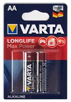 Батарейка Varta  Mignon LongLife MaxPower 2шт. LR6/AA