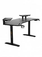 Gaming Desk AD-D-DD1-1600L-02-B AndaSeat Shadow Warrior Carbon Fiber Texture Tabletop RGB