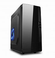 Корпус Aeromax KG503 Black Micro ATX/Mini ITX, 0.4mm, USBx2.0 , HD-Audio, 1x5.25"/2x3.5"/2x2.5",VGA 310mm, CPU высота 155mm,335x170x355mm,Без Б/П