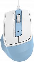 Мышь A4tech Fstyler FM45S Air Icy Blue, 2400dpi, 7btn, USB, 1.5m