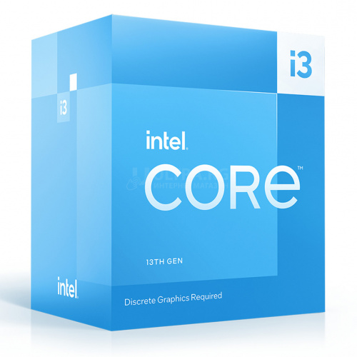 Процессор Intel Core i3-13100, LGA1700, 3.4-4.5GHz, 12MB Cache L3, UHD Intel® 730, EMT64,4 Cores + 8 Threads, Tray, Raptor Lake
