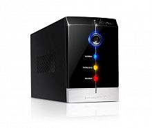 ИБП UPS SVC V-1200-F, 1200VA(720W), 12V/7.5Ah, AVR стабилизатор: 165-275V, 3 вых: 2 системных+1 для принтера (Bypass), защита тел. линии, Black, USB, LED подсветка